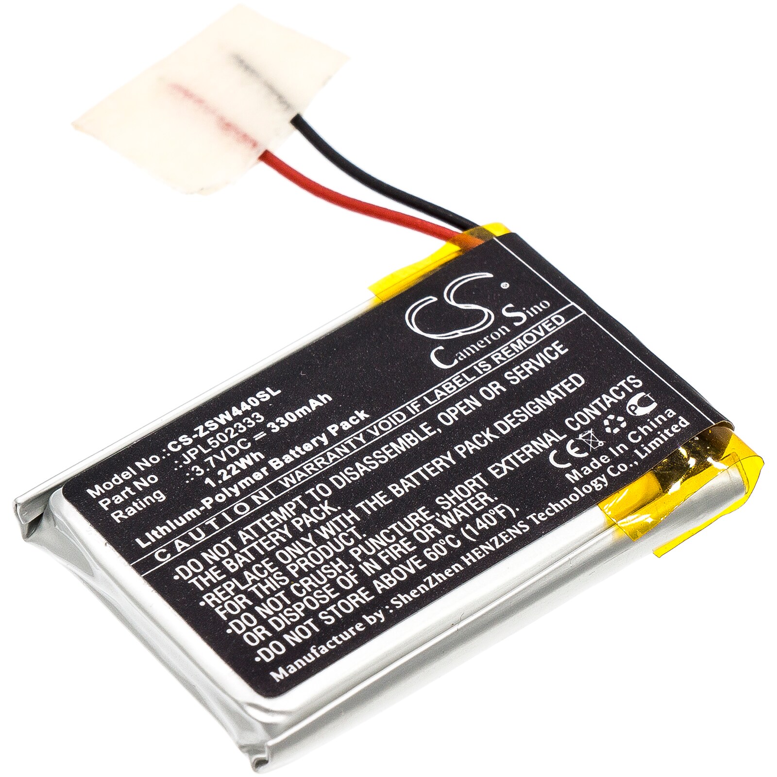 Batteri for Navigator, GPS for IZZO Swami Voice Clip, A44040