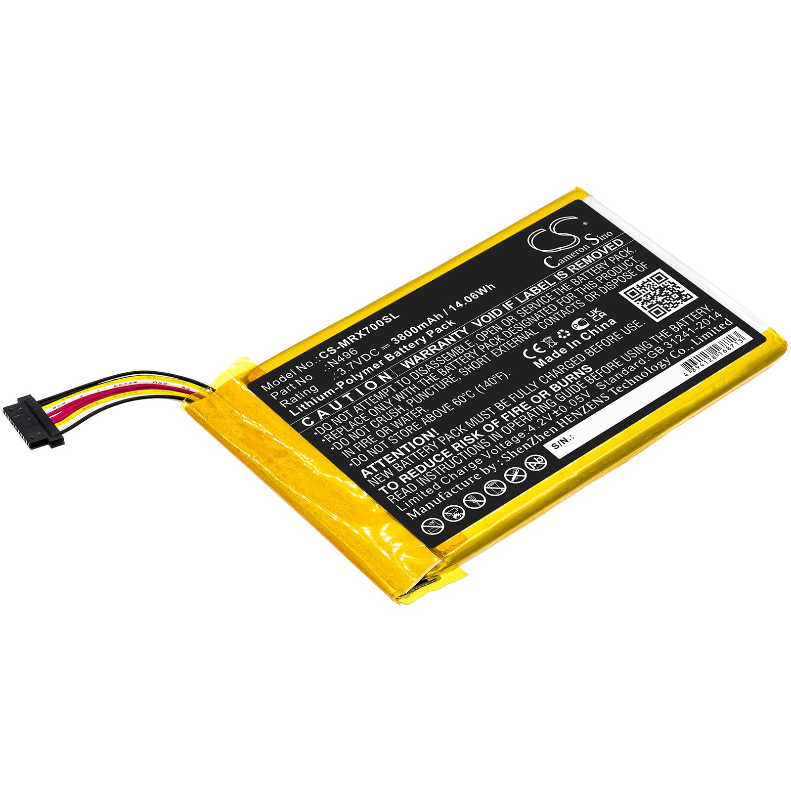 Batteri til Navigator, GPS for Magellan TRX7