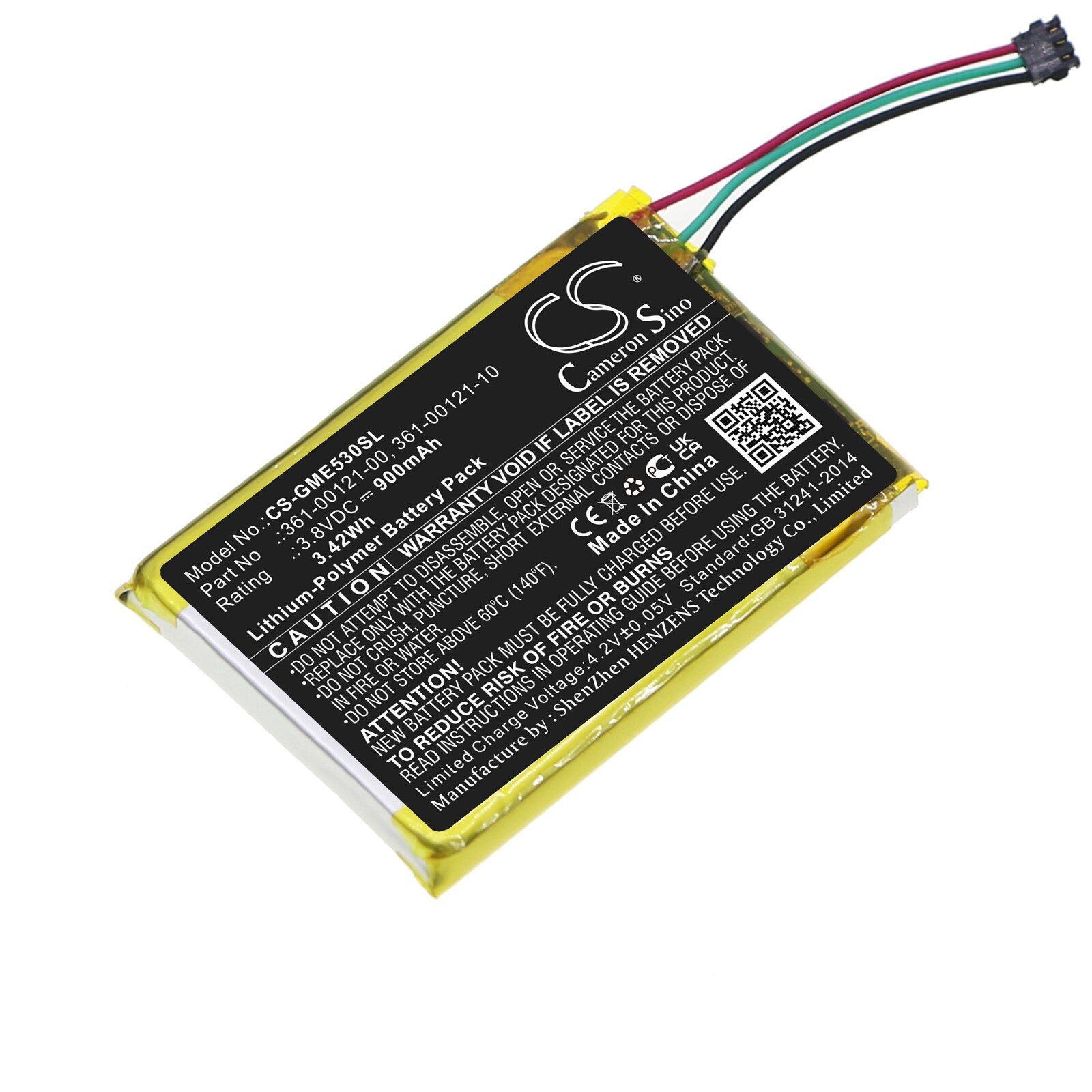 Batteri for navigator, GPS for Garmin Edge 530, Edge 830
