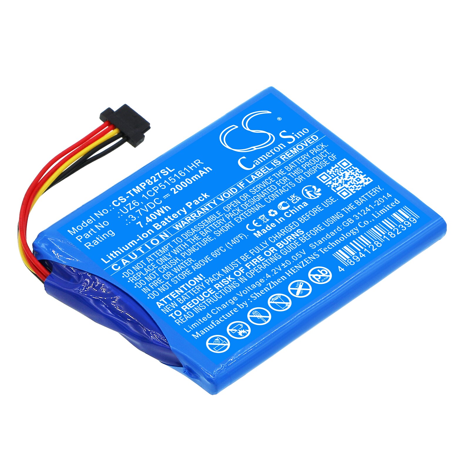 Batteri for navigator, GPS for TomTom Pro 8270, Pro 8275, Bridge osv.