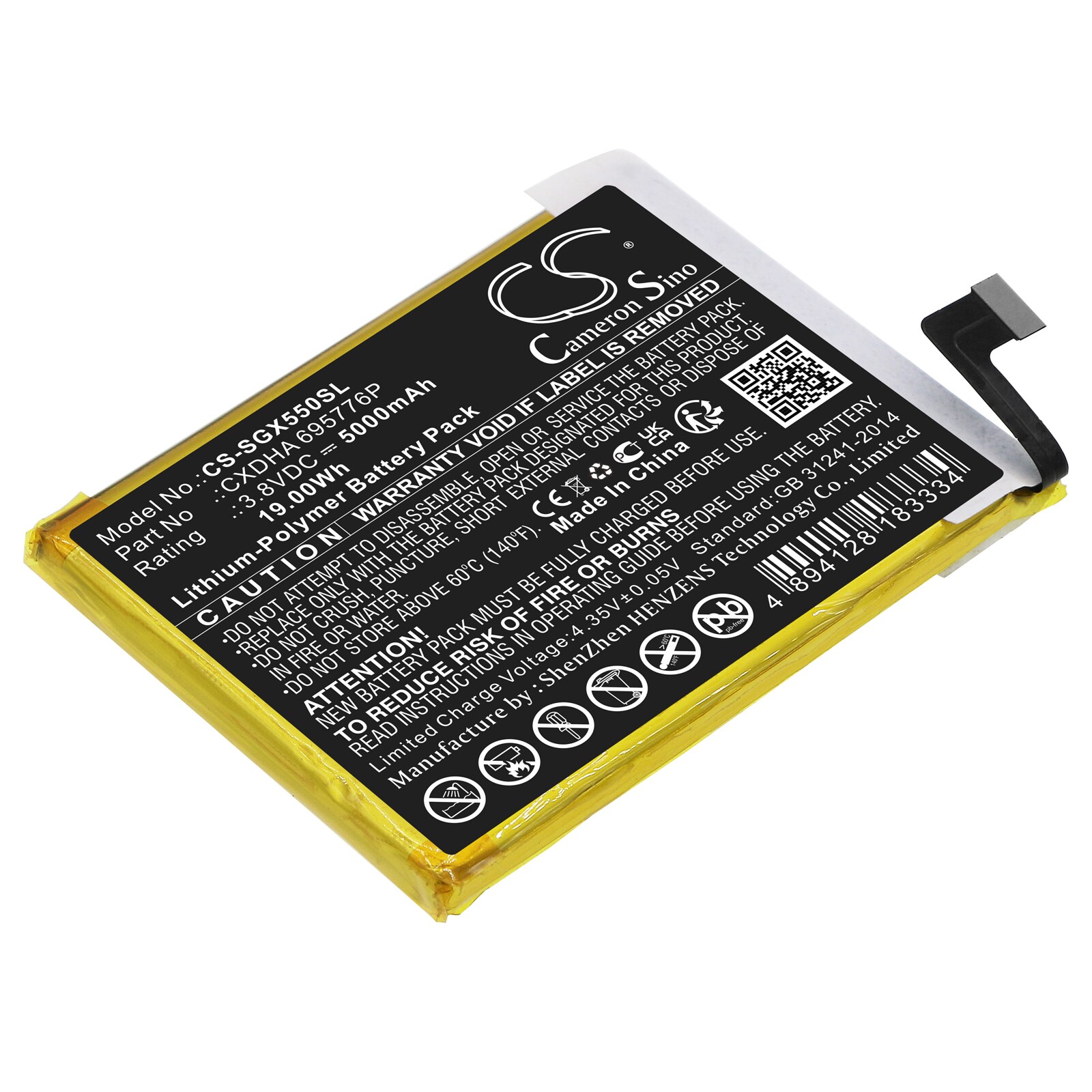 Batteri til Navigator, GPS for SkyGolf SkyCaddie SX550