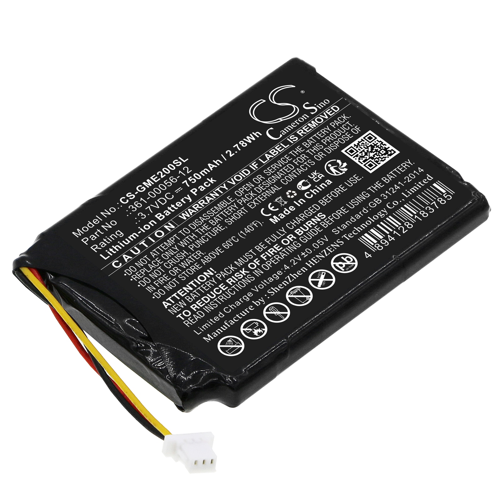 Batteri for navigator, GPS for Garmin EDGE Explore 2, Dezl OTR700