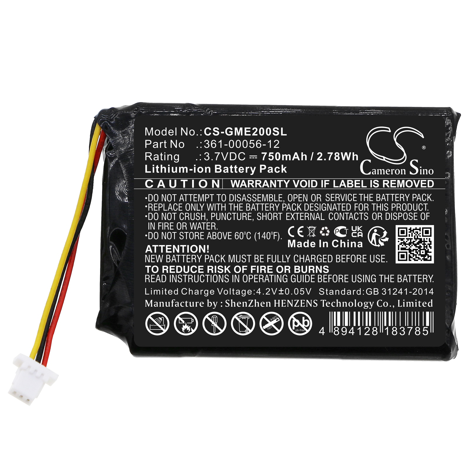 Batteri for navigator, GPS for Garmin EDGE Explore 2, Dezl OTR700