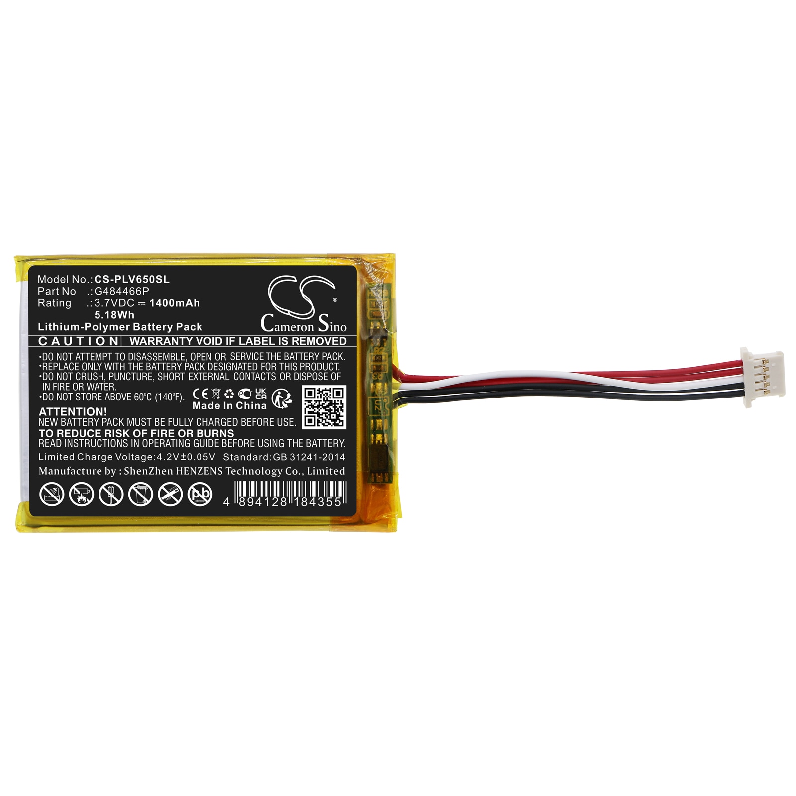 Batteri for Navigator, GPS for Polar V650