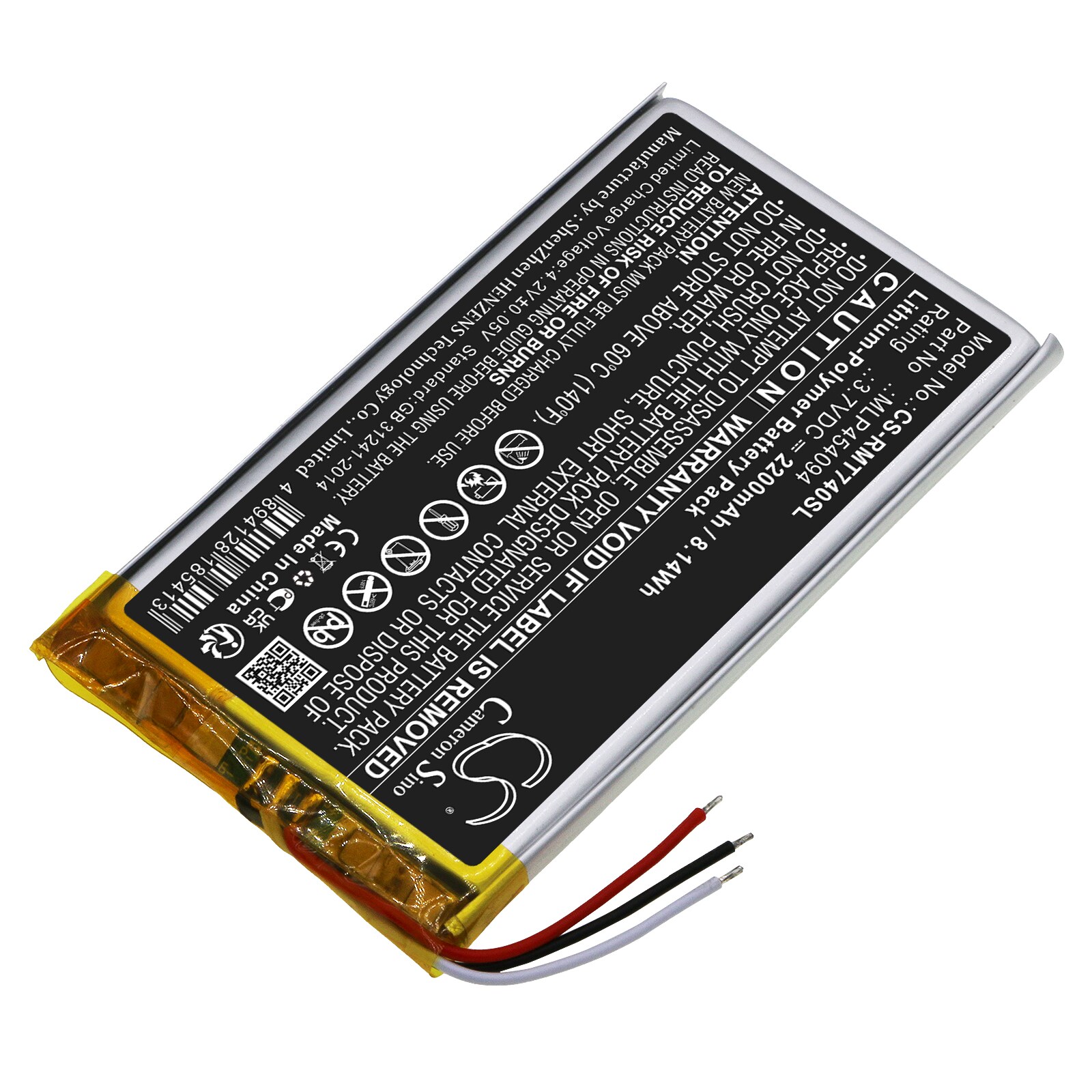 Batteri til Navigator, GPS for Rand McNally TND-740