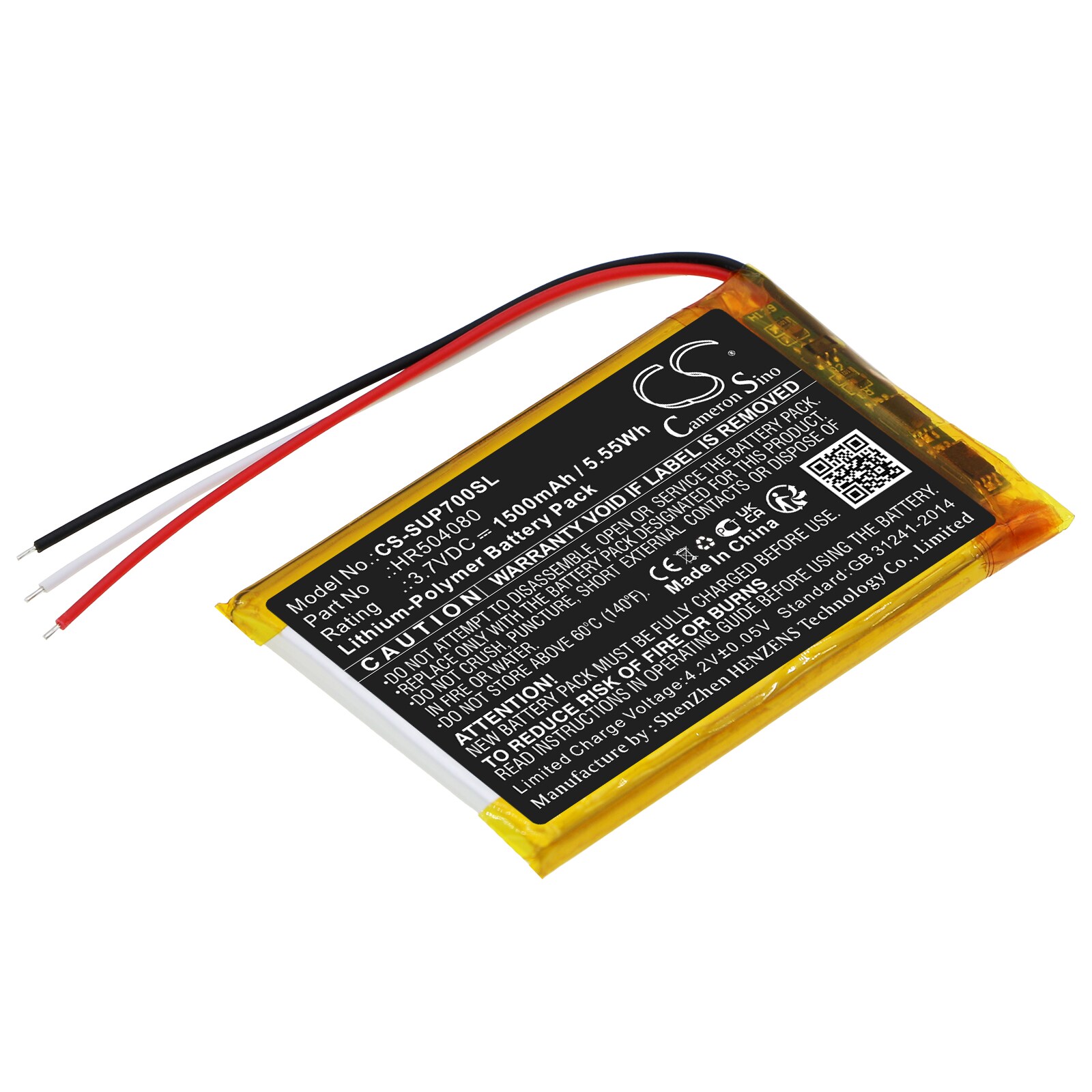 Batteri for navigator, GPS for SERIOUX URBAN PILOT UPQ700, UPQ700