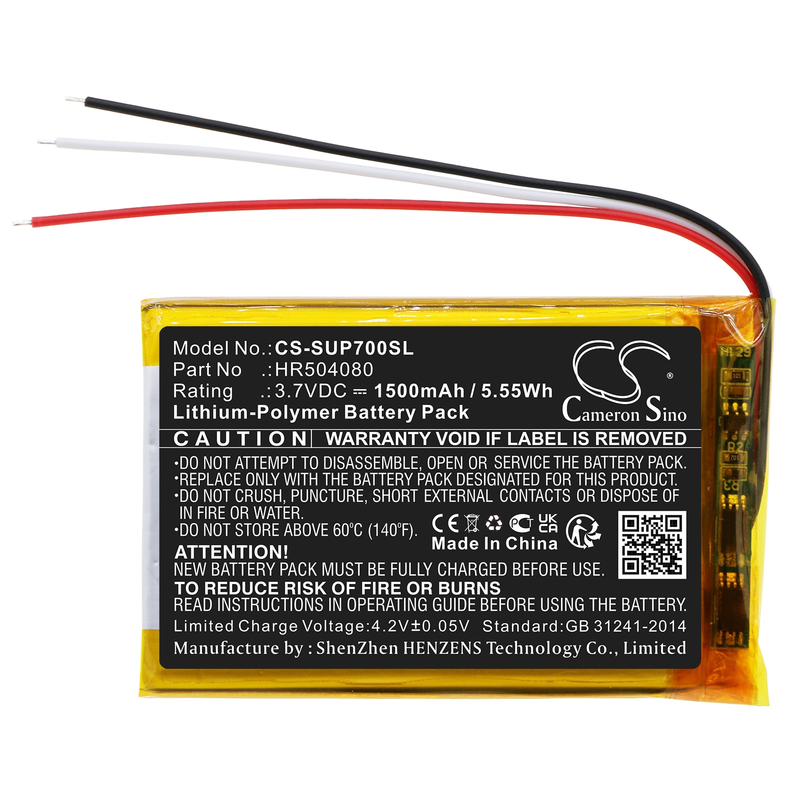 Batteri for navigator, GPS for SERIOUX URBAN PILOT UPQ700, UPQ700