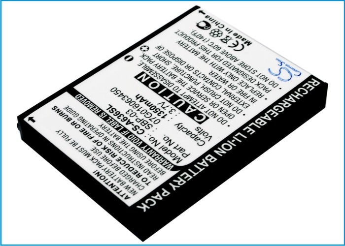 Batteri for navigator, GPS for Asus Mypal A630, Mypal A632, Mypal A632N og andre.