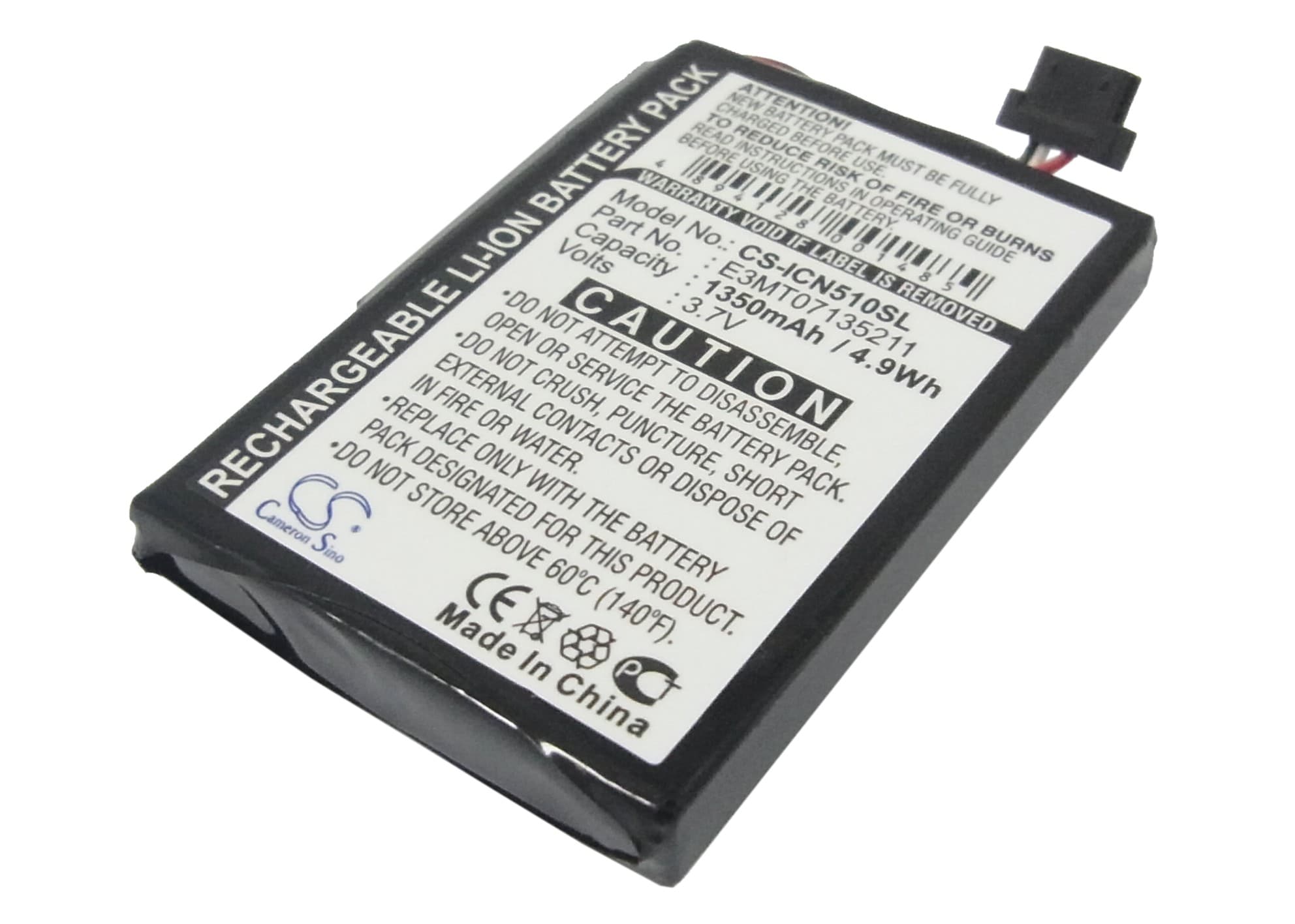 Batteri for Navigator, GPS for Navman iCN 510, iCN 520, iCN 530 osv.