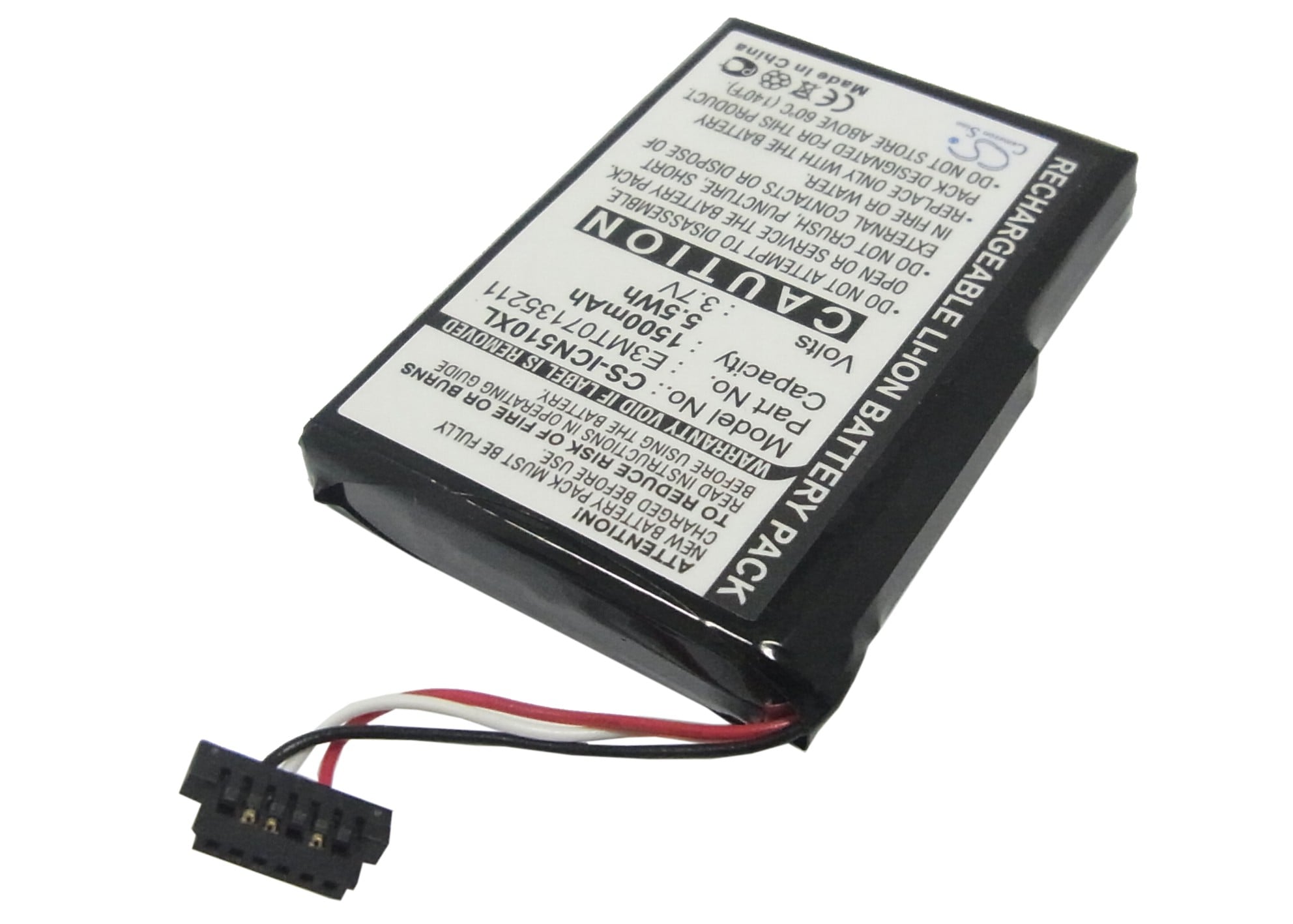 Batteri for Navigator, GPS for Navman iCN 510, iCN 520, iCN 530 osv.