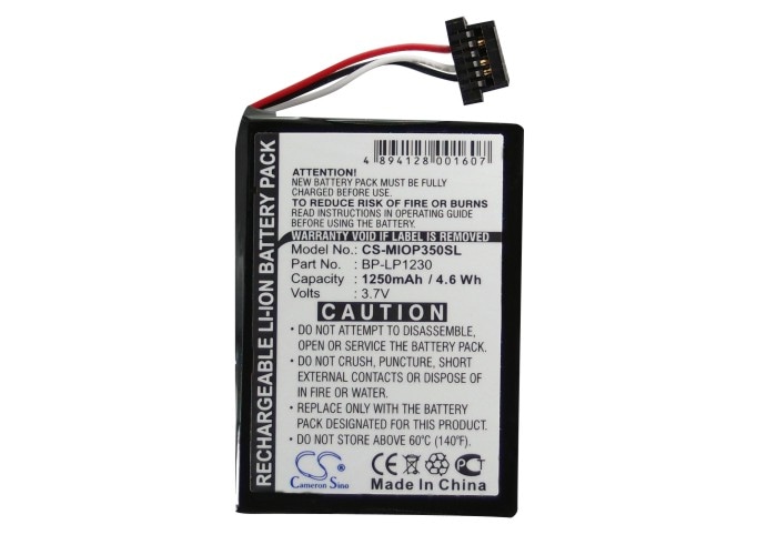 Batteri for navigator, GPS for Typhoon MyGuide 3500 Go