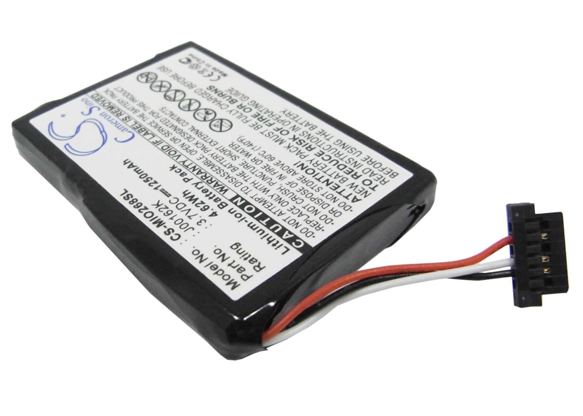 Batteri for Navigator, GPS for Mitac Mio 138, Mio 268, Mio 268 Plus og andre