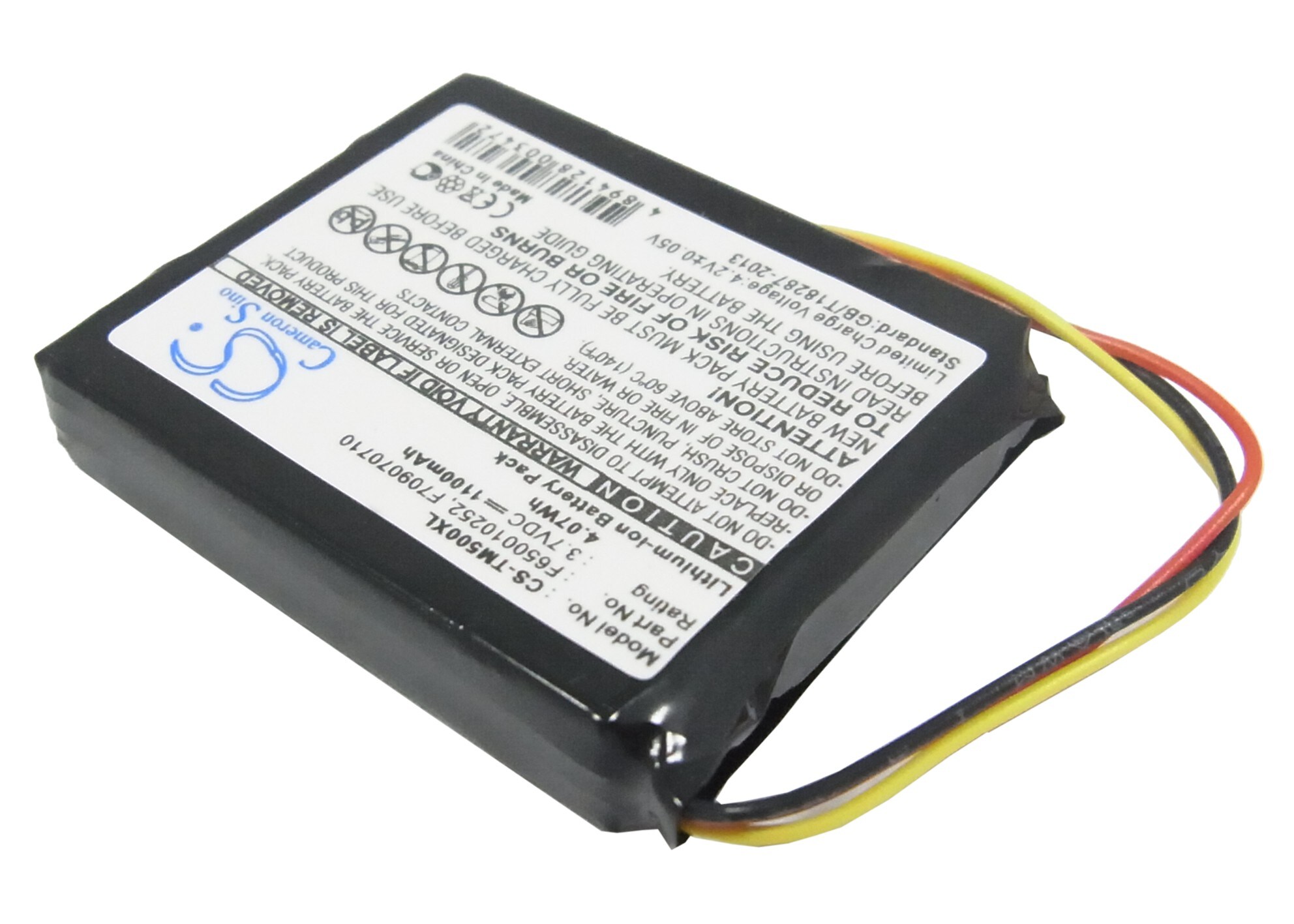 Batteri for Navigator, GPS for TomTom One, One Europe, One Regional osv.