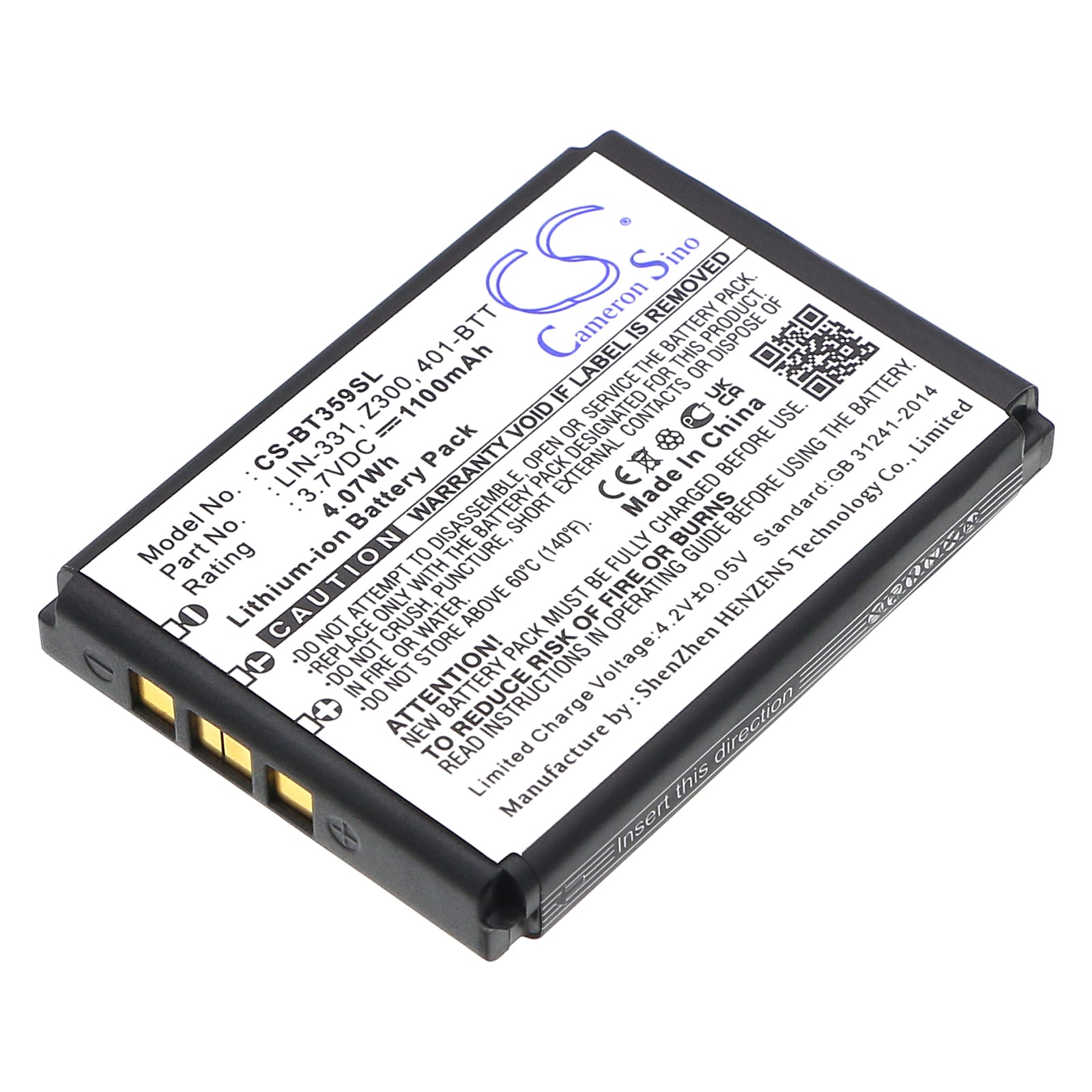 Batteri for Navigator, GPS for Globalsat BT-359, BT-359W, TR-101 osv.