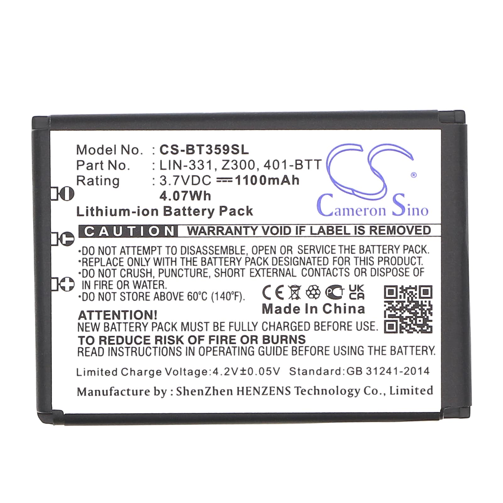 Batteri for Navigator, GPS for Globalsat BT-359, BT-359W, TR-101 osv.