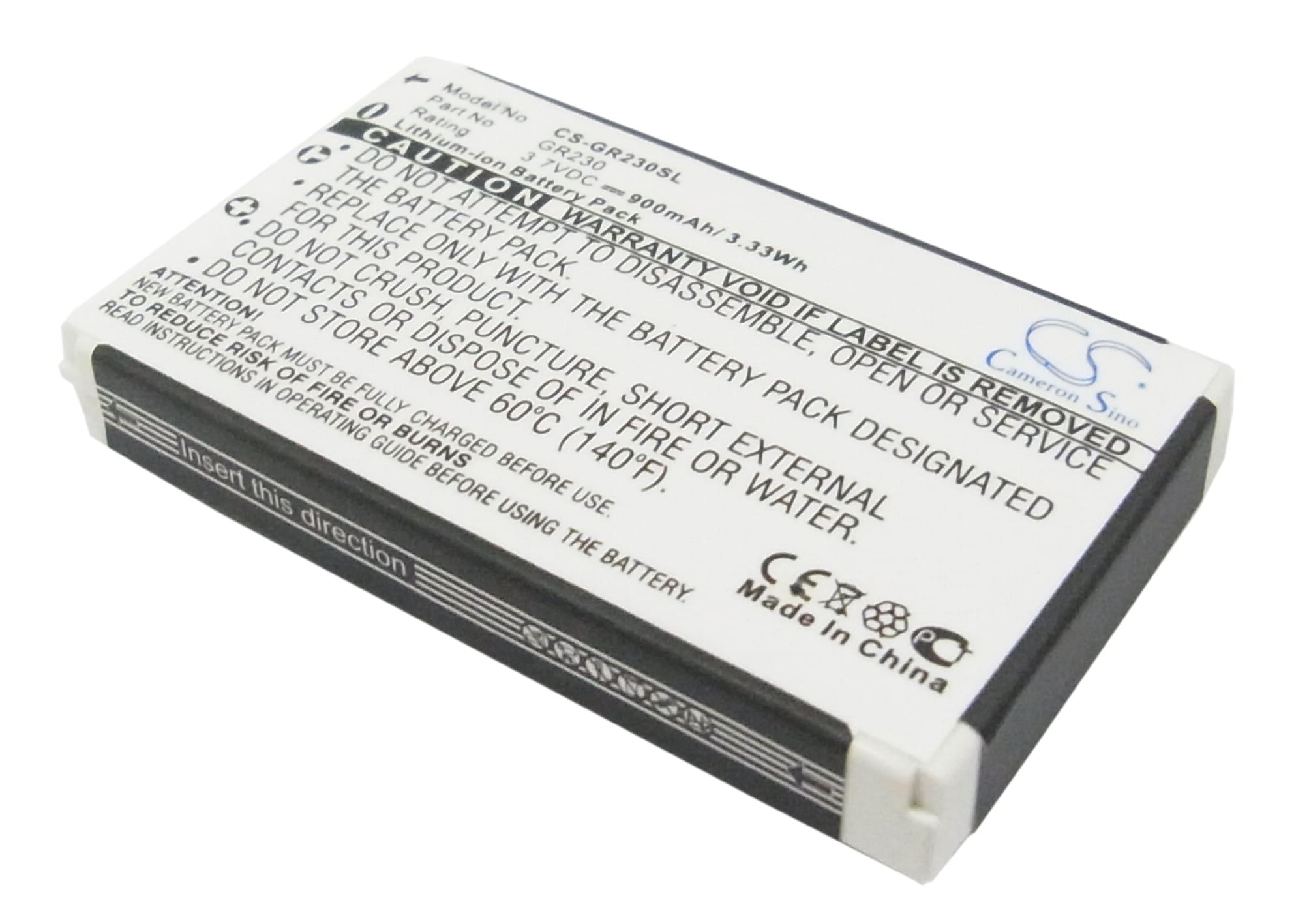 Batteri for navigator, GPS for Holux GR-230 GPS-mottaker, GR-231 GPS-mottaker