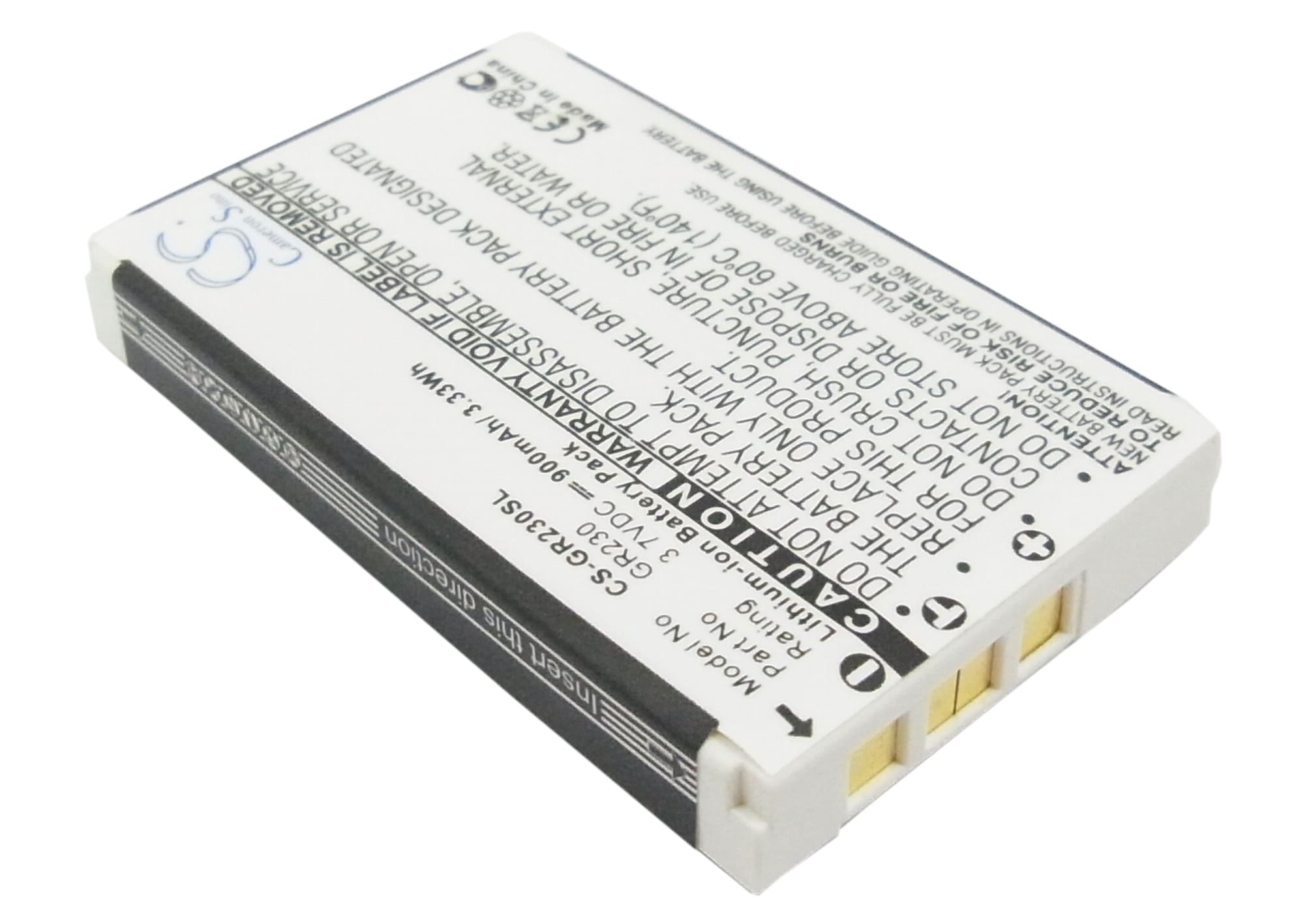 Batteri for navigator, GPS for Holux GR-230 GPS-mottaker, GR-231 GPS-mottaker