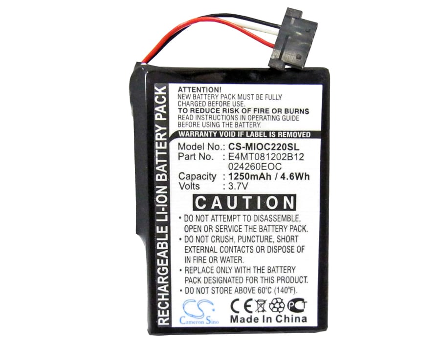 Batteri for navigator, GPS for CLARION MAP 770, MAP770, MAP780