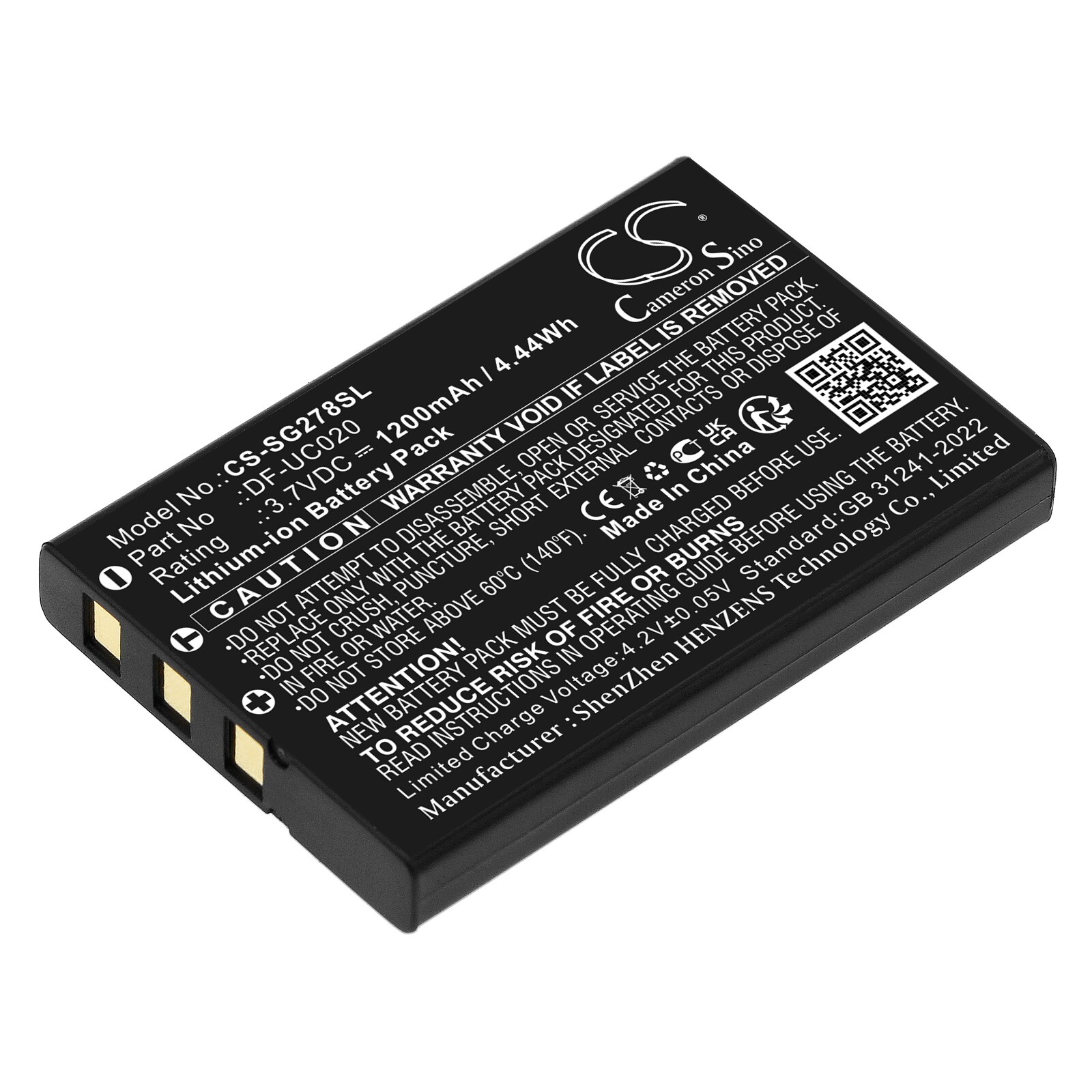 Batteri for navigator, GPS for Zycast SG-278