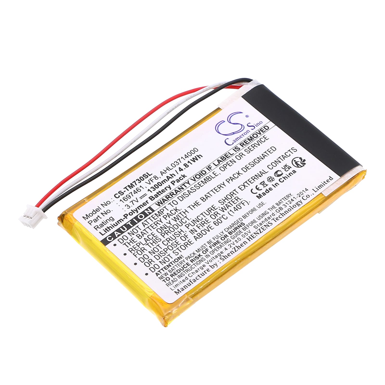 Batteri for navigator, GPS for TomTom Go 530 Live, Go 720, GO 730 osv.