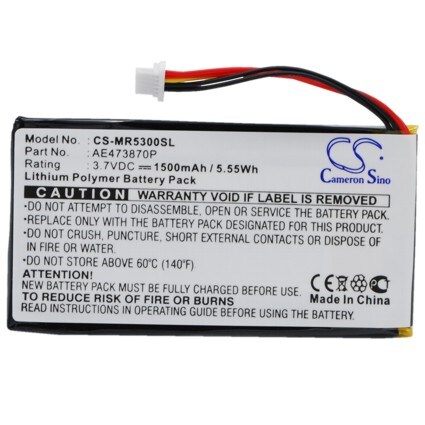 Batteri for Navigator, GPS for Magellan Maestro 5300, Maestro 5310