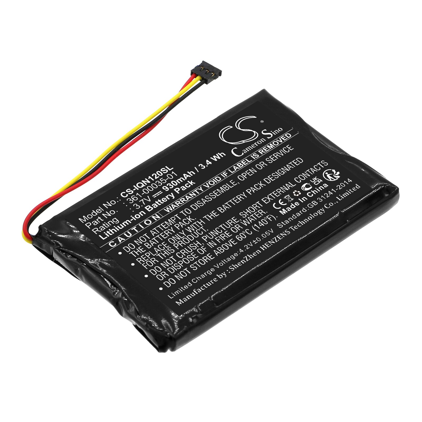 Batteri til Navigator, GPS for Garmin Nuvi 1200, Nuvi 1205, Nuvi 1205W og andre.