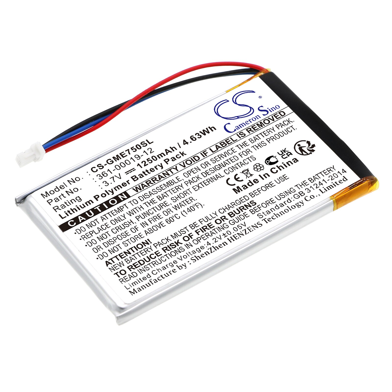 Batteri for navigator, GPS for Garmin Edge 605, Edge 705, NUVI 465