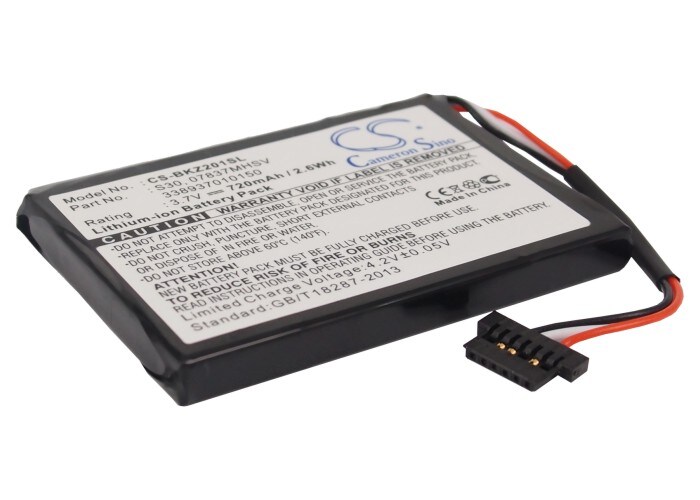 Batteri for Navigator, GPS for Becker Traffic Assist Z200, Traffic Assist Z201 osv.