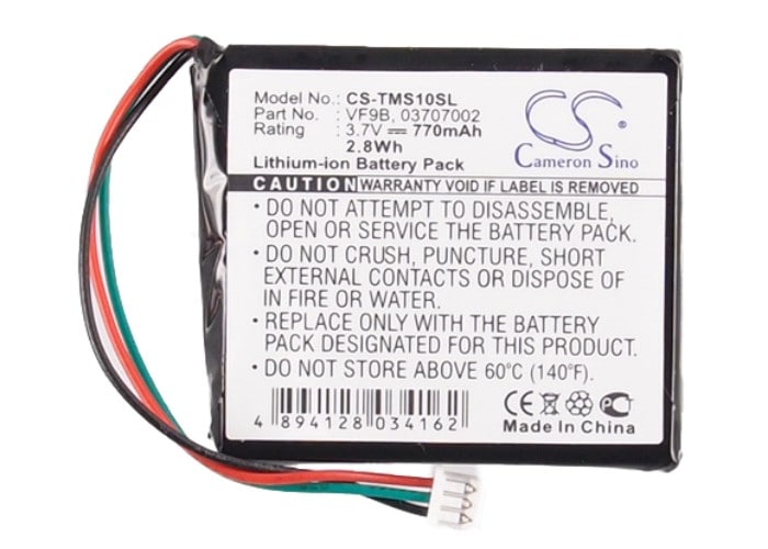 Batteri for Navigator, GPS for TomTom Start, Start2, 1EX00 osv.
