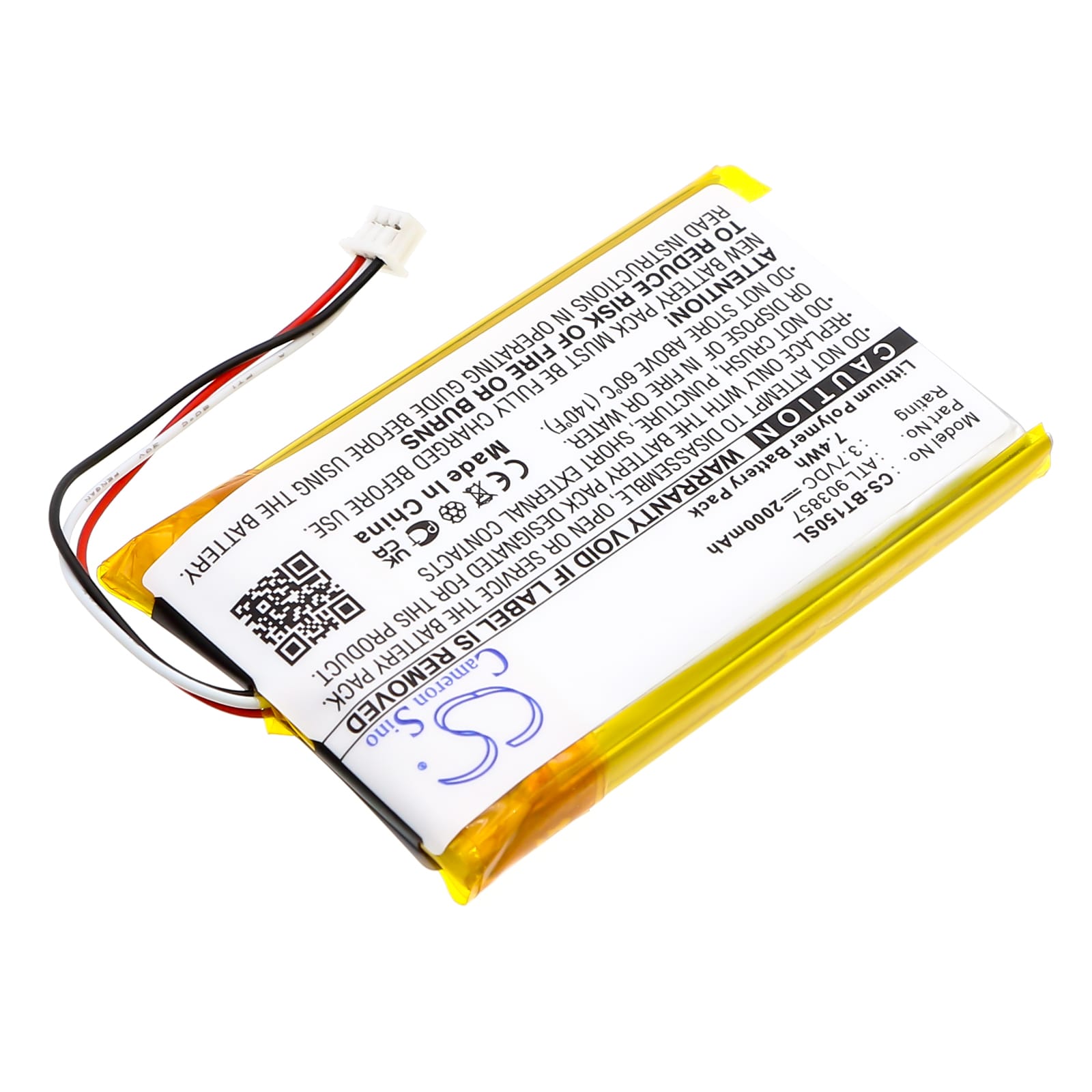 Batteri for Navigator, GPS for Globalstar TR-150, TR-151, Telenav TR-150 og andre.