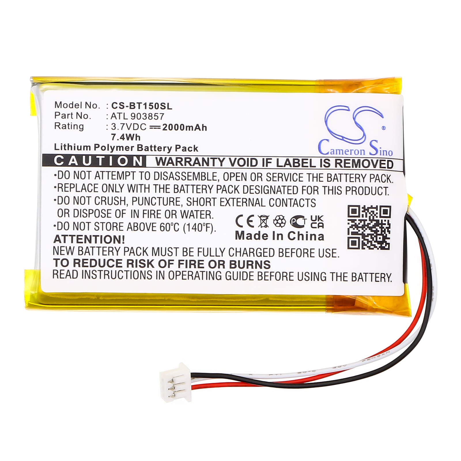 Batteri for Navigator, GPS for Globalstar TR-150, TR-151, Telenav TR-150 og andre.