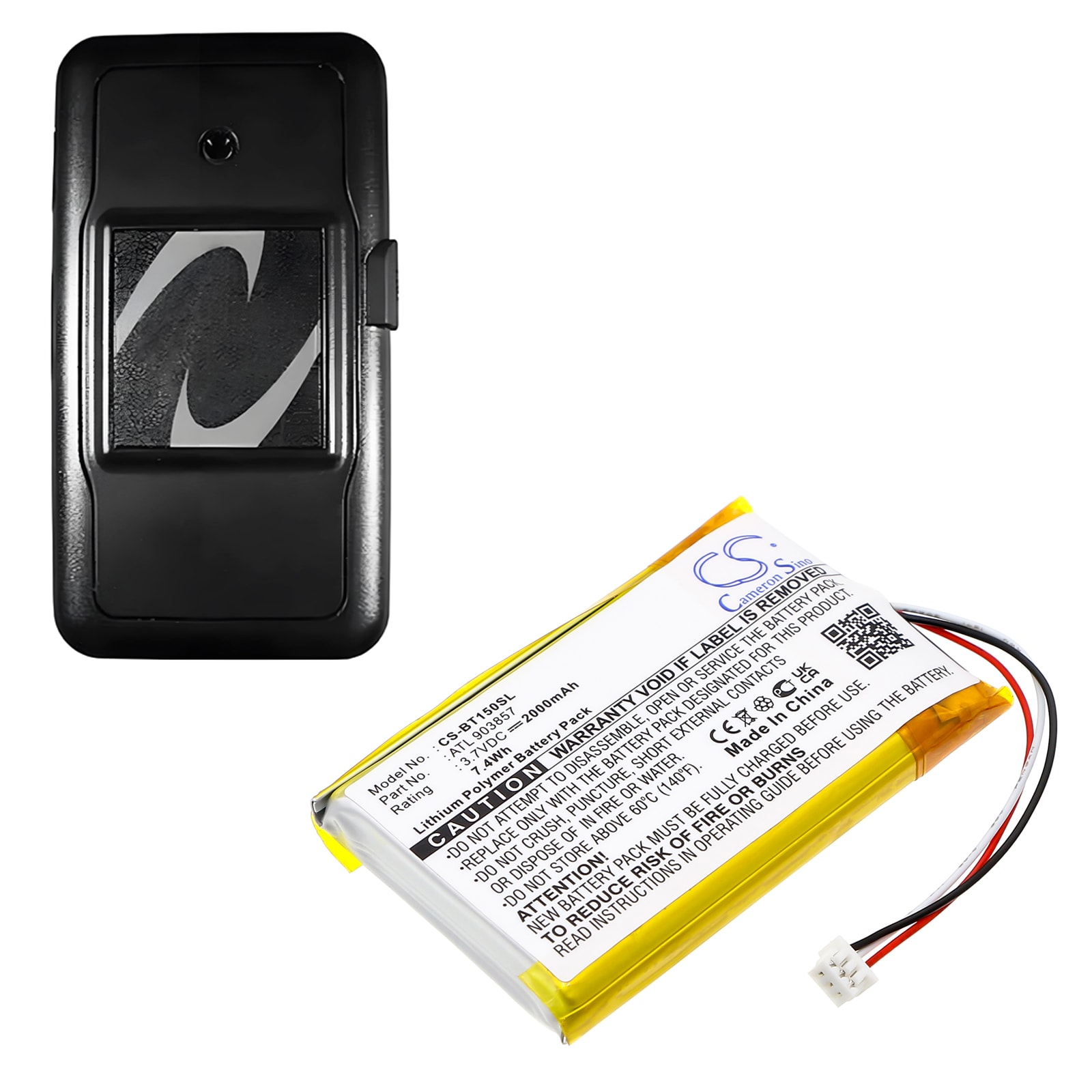 Batteri for Navigator, GPS for Globalstar TR-150, TR-151, Telenav TR-150 og andre.