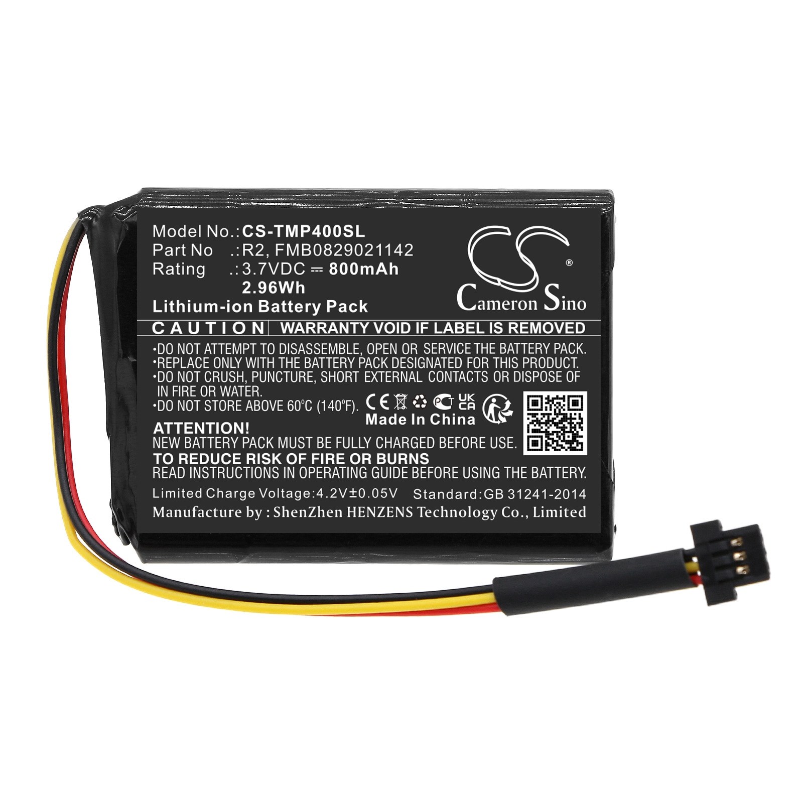 Batteri for Navigator, GPS for TomTom Pro 4000, 4EG0.001.08, XXL og andre.