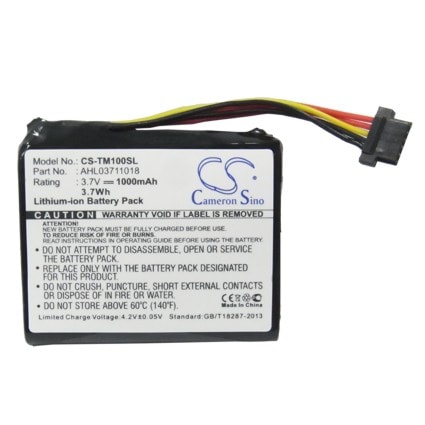 Batteri for navigator, GPS for TomTom Go 1000, Go 1005, Go 1000 Live osv.