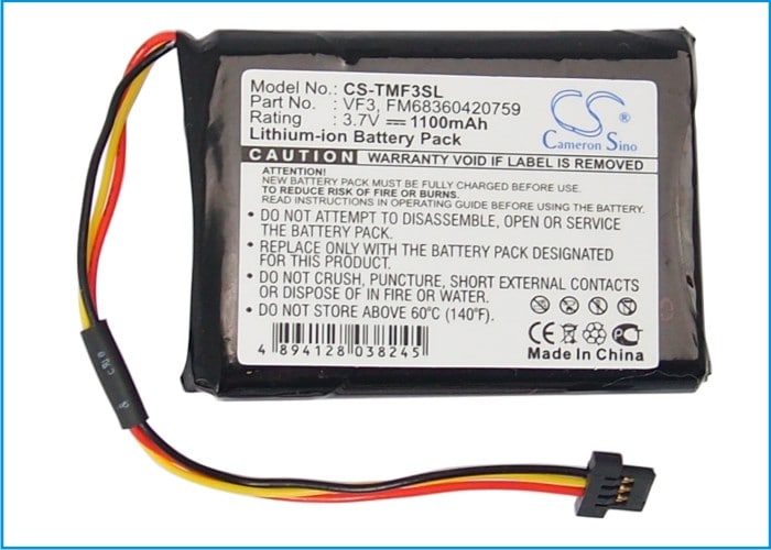 Batteri for navigator, GPS for TomTom Quanta, Go XL330S