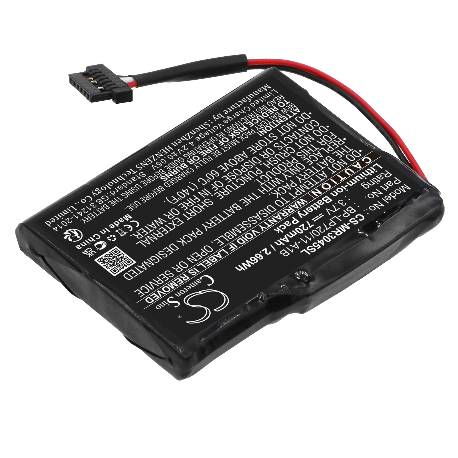 Batteri for navigator, GPS for Magellan RoadMate 3045, RoadMate 3045-LM