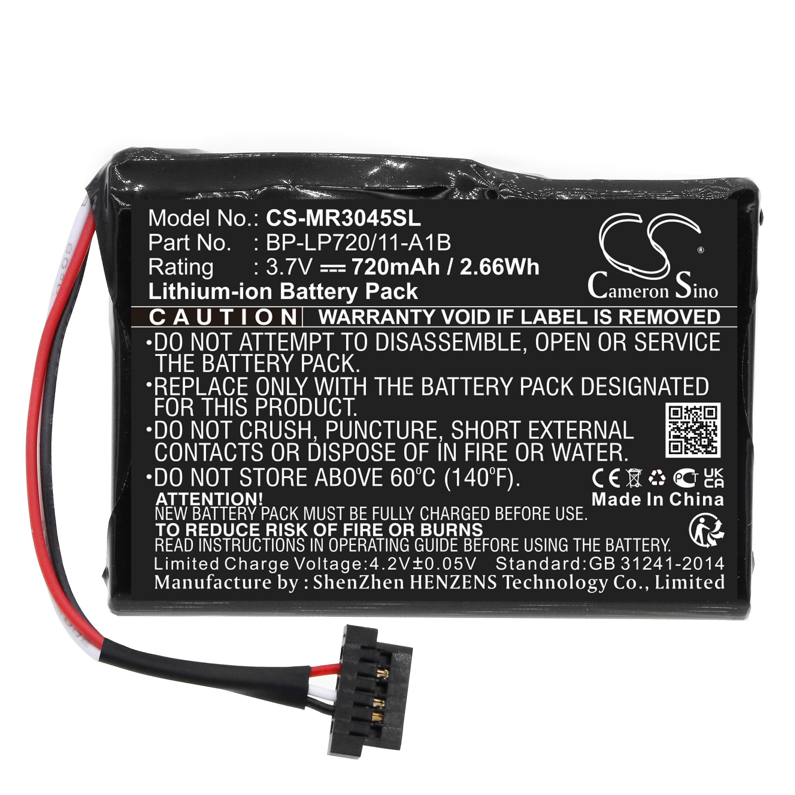 Batteri for navigator, GPS for Magellan RoadMate 3045, RoadMate 3045-LM