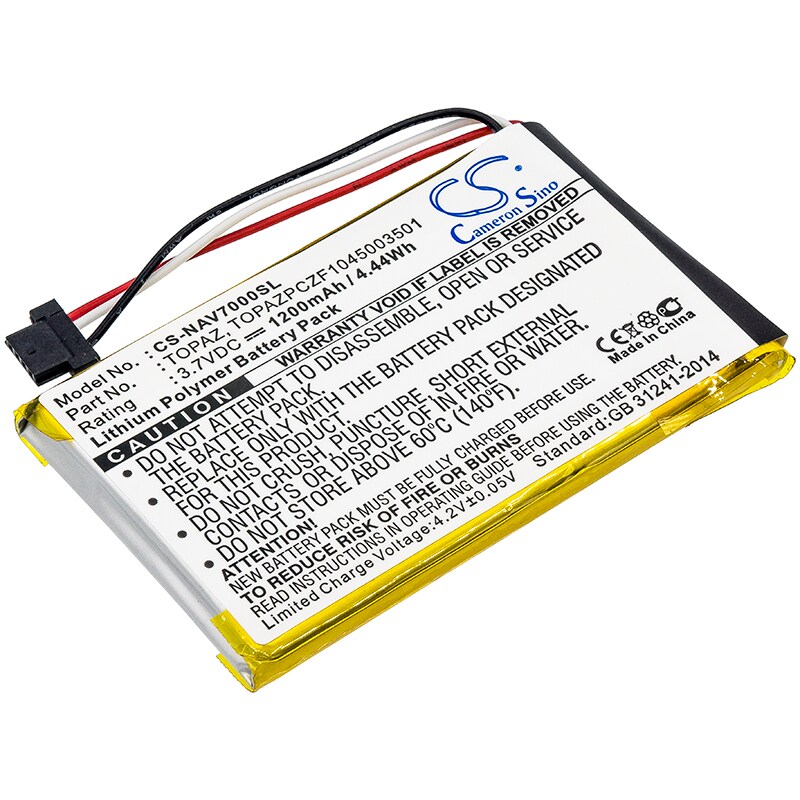 Batteri for Navigator, GPS for Navigon 70 Easy, 70 Plus, 70 Premiun