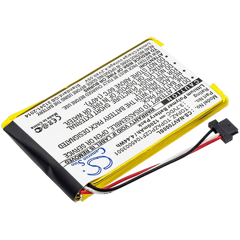 Batteri for Navigator, GPS for Navigon 70 Easy, 70 Plus, 70 Premiun