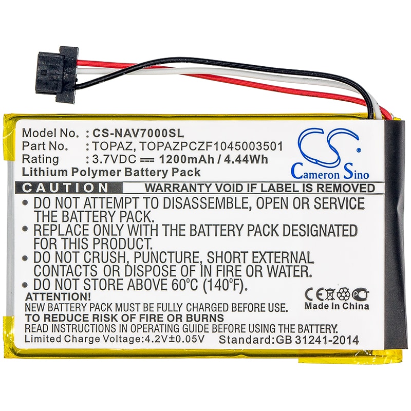 Batteri for Navigator, GPS for Navigon 70 Easy, 70 Plus, 70 Premiun