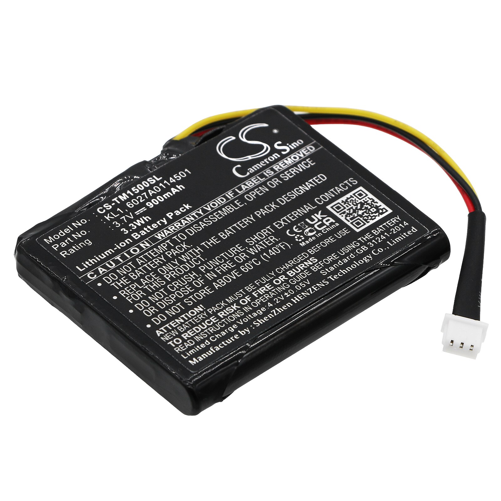 Batteri for navigator, GPS for TomTom VIA 1505T, VIA 1435TM, VIA 1505M osv.