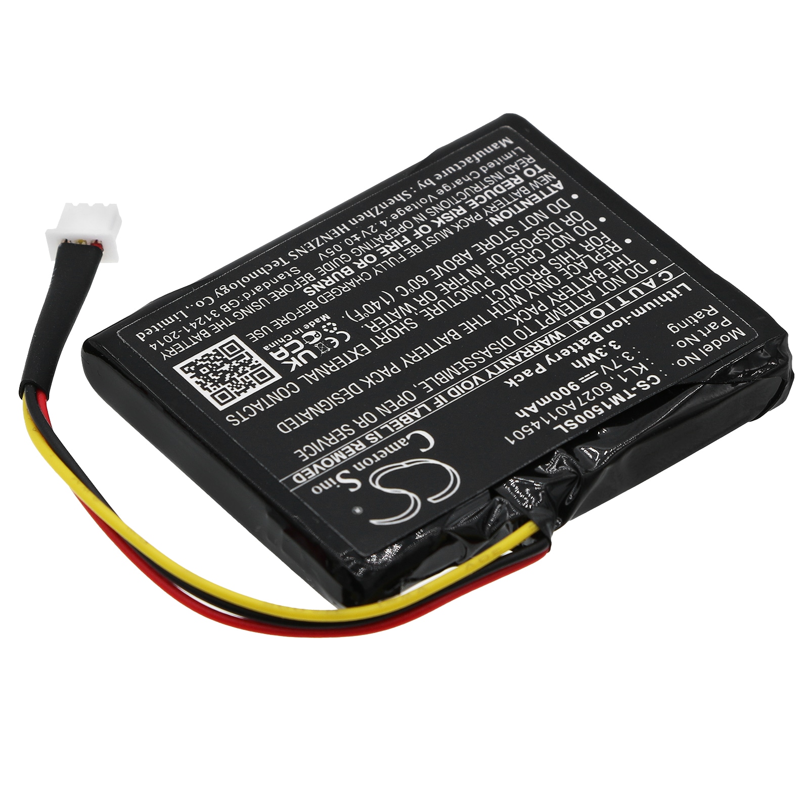 Batteri for navigator, GPS for TomTom VIA 1505T, VIA 1435TM, VIA 1505M osv.