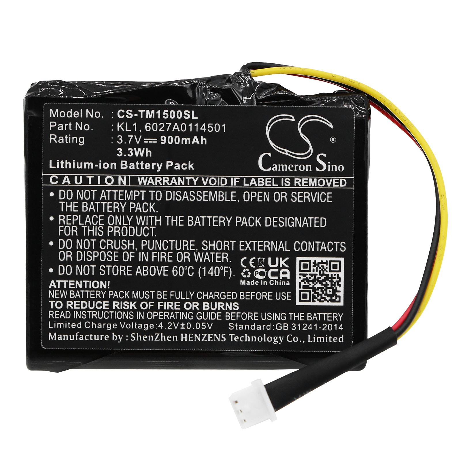 Batteri for navigator, GPS for TomTom VIA 1505T, VIA 1435TM, VIA 1505M osv.