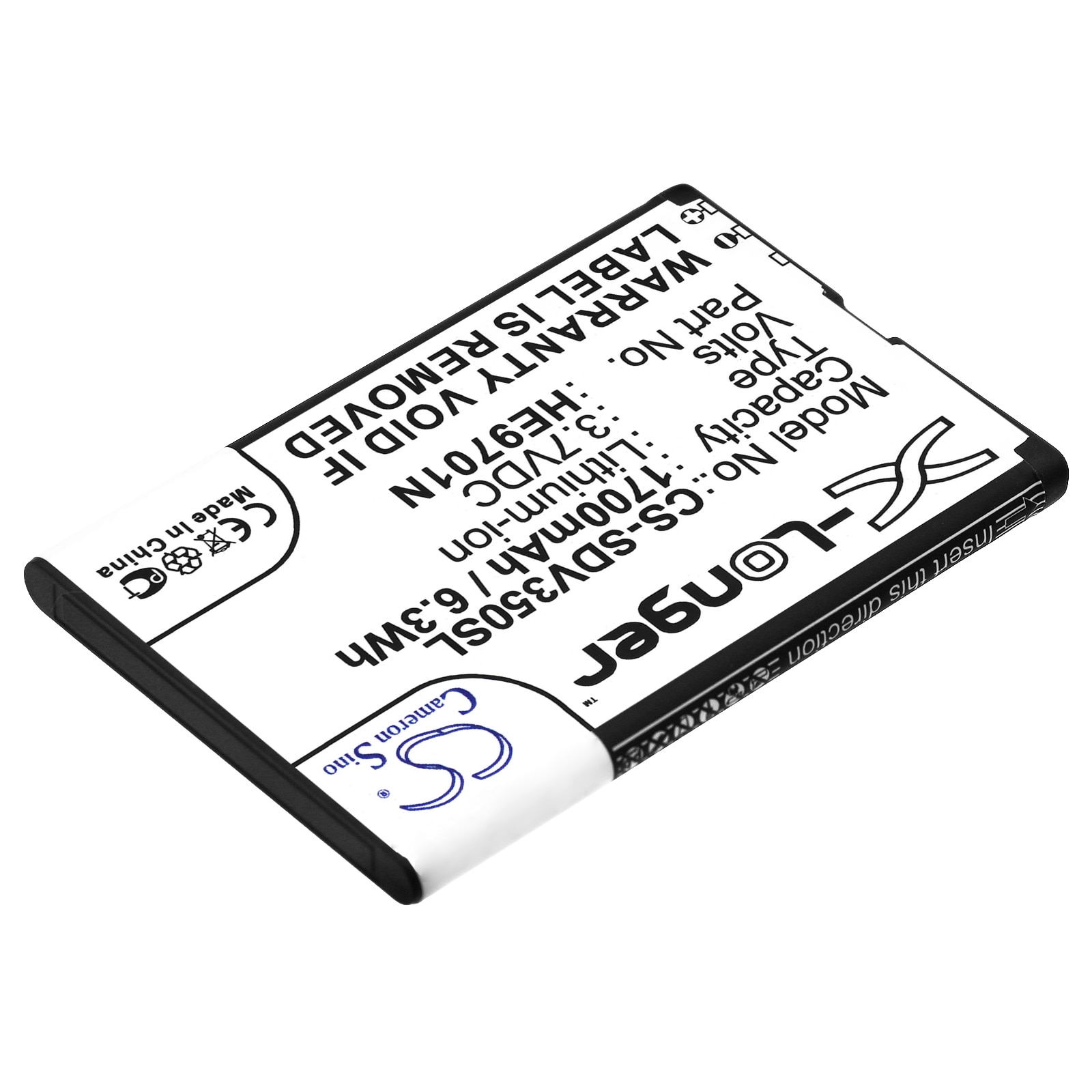 Batteri for Navigator, GPS for Sonocaddie V350, V500, G-4L
