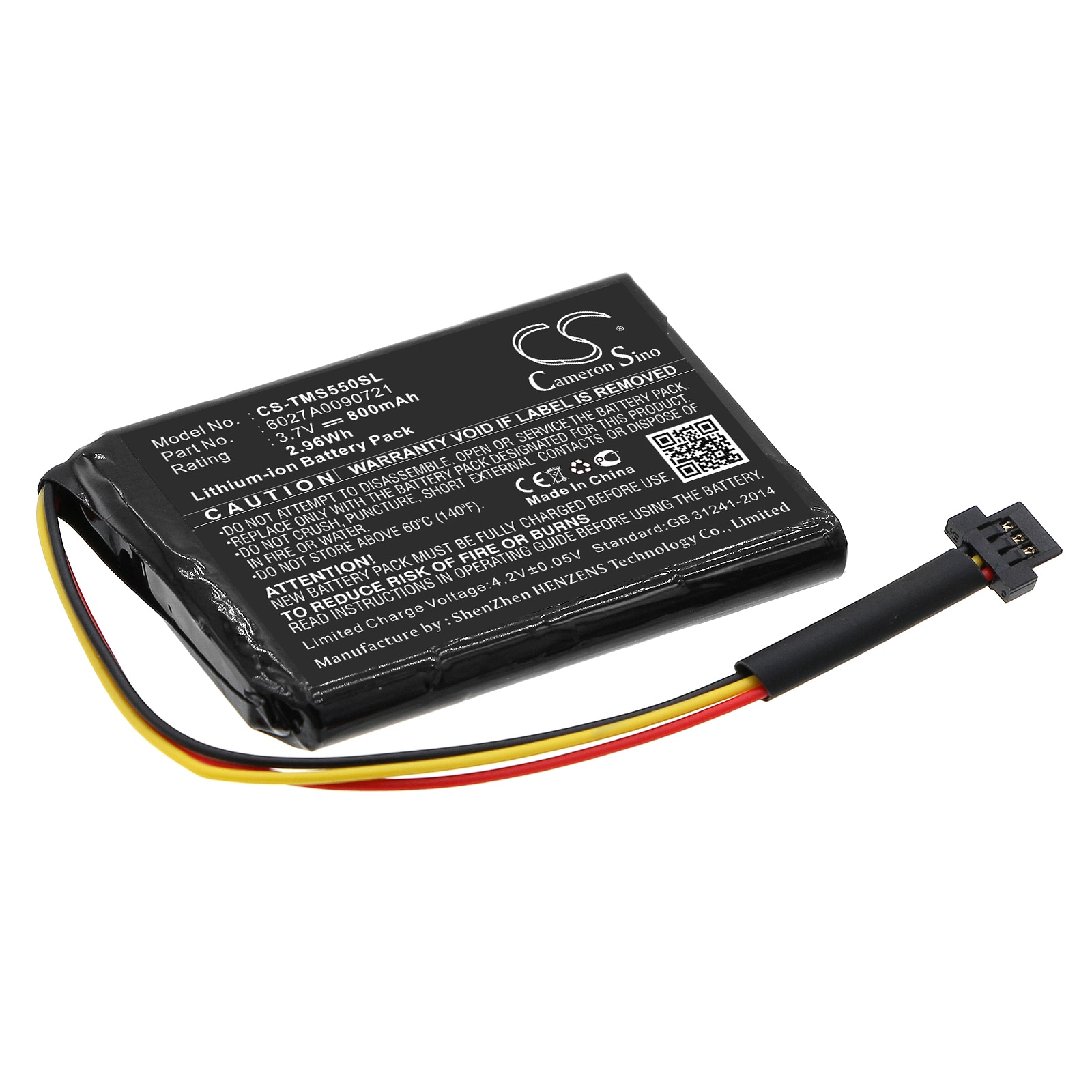 Batteri for Navigator, GPS for TomTom Start 45, Start 45M, Start 55 osv.
