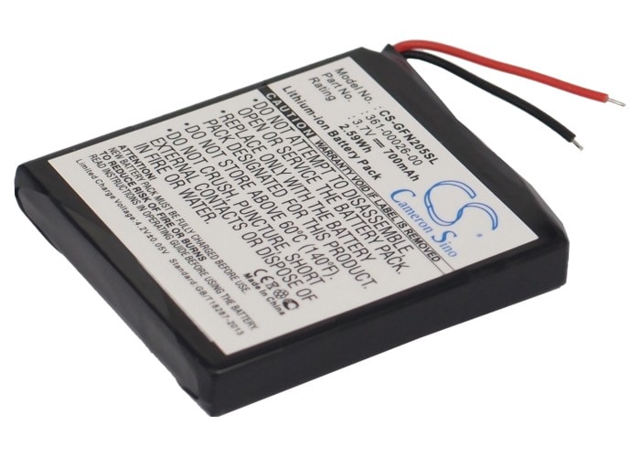 Batteri til Navigator, GPS for Garmin forerunner 205, forerunner 305