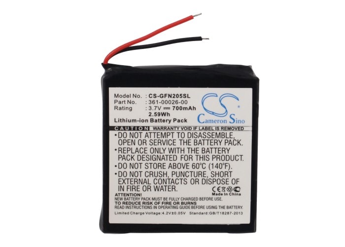 Batteri til Navigator, GPS for Garmin forerunner 205, forerunner 305
