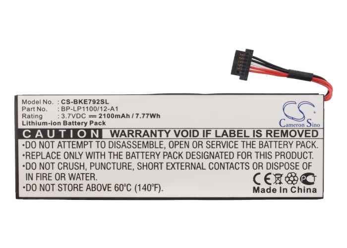 Batteri for Navigator, GPS for Becker Traffic Assist 7928, BE7928