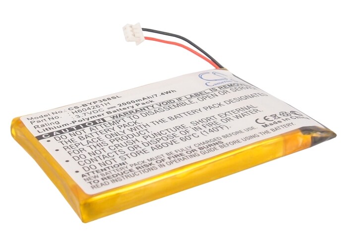 Batteri til Navigator, GPS for Bushnell Yardage Pro, 36-8100, BUU0057 og andre