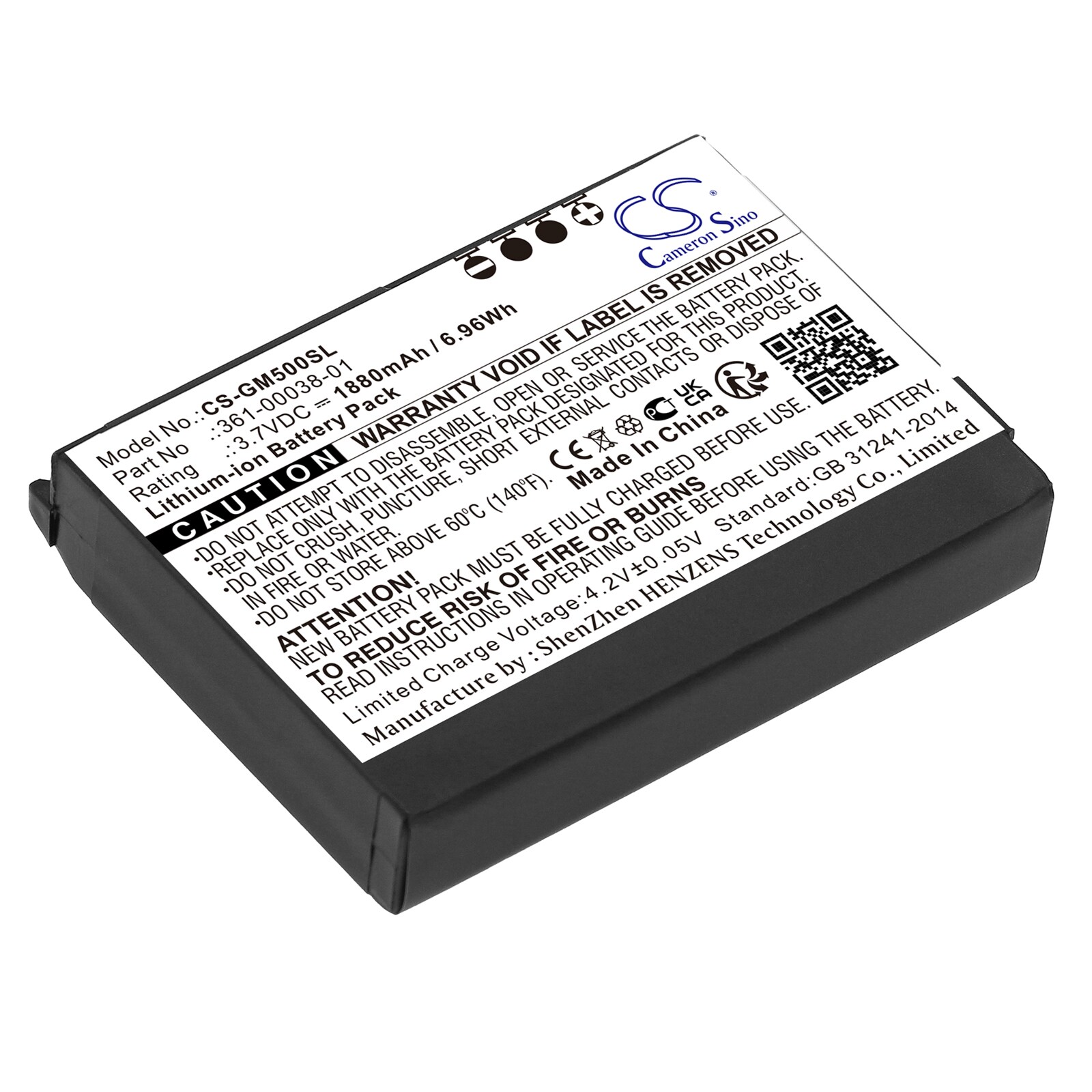 Batteri til Navigator, GPS for Garmin Nuvi 500, Zumo 600, Zumo 650 og andre.